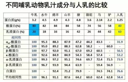 羊奶粉营养成分对比 羊奶粉营养成分对比